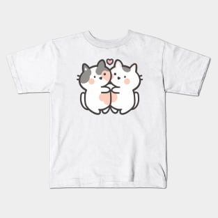 cute cat cartoon Kids T-Shirt